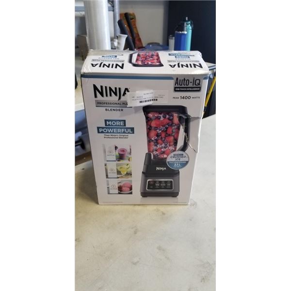 NINJA PROFESSIONAL PLUS 2.13L 1400W STAND BLENDER W/ AUTO-IQ - TESTED WORKING, RETAIL $149