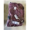 Image 2 : 3 NEW BURGUNDY  LIGHT WEIGHT SCHOOL BACK PACKS