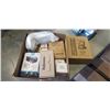 Image 1 : ASSORTED AMAZON OVERSTOCK HOUSEHOLD ITEMS INLCUDING PICTYURE FRAME, JUMBO ORGANIZERS, FELLOWES BAGS 