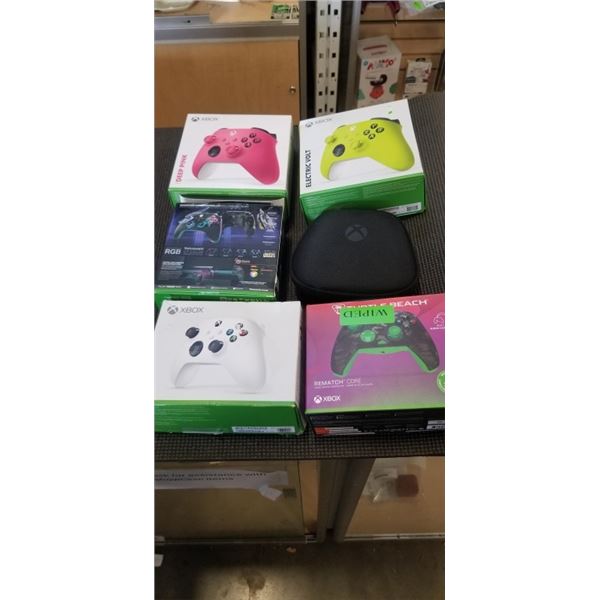 ASSORTED XBOX STORE RETURN GAME CONTROLLERS