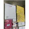 Image 2 : ASSORTED AMAZON OVERSOTCK OFFICE SUPPLIES INCLDUING PAPER, PAPER CLIPS, ORAGNIZER, MERCHANDISOR SCIS