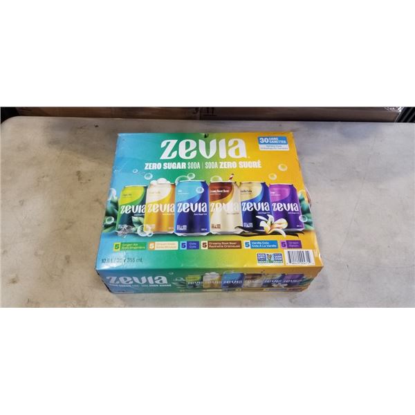 CASE OF ZEVIA ZERO SUGAR DRINKS