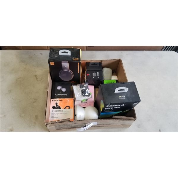 BOX OF STORE RETURN DEFECTIVE ELECTRONICS