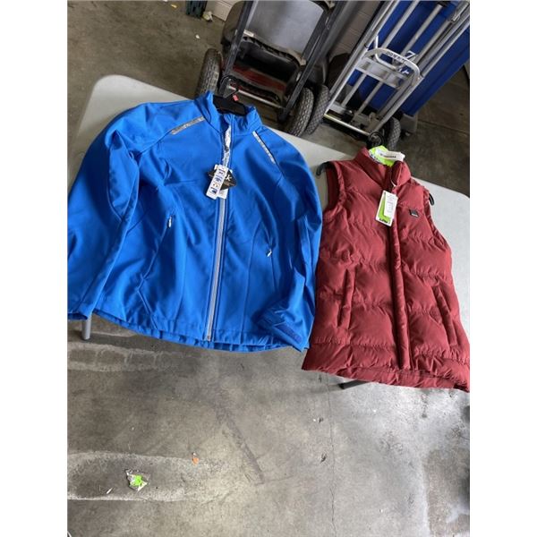 NEW LADIES JACKET SIZE SMALL AND VEST SIZE XS - RETAIL $134