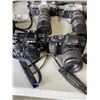 Image 4 : 4 VINTAGE CAMERAS AND A FEW CAMERA LENS