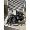 Image 6 : 4 VINTAGE CAMERAS AND A FEW CAMERA LENS