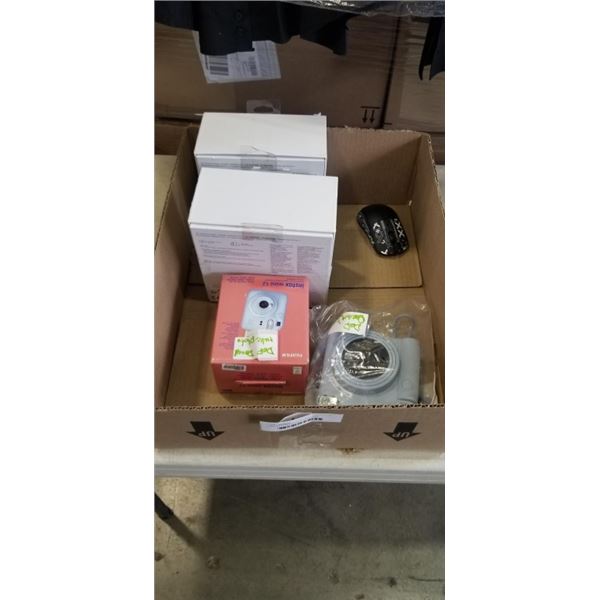 INSTAX CAMERAS AND SAMSUNG CHARTERS, DEFECTIVE  STORE RETURNS