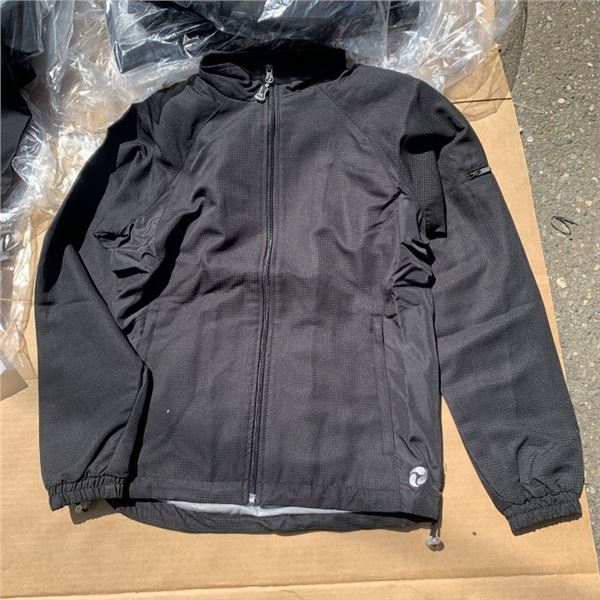10 NEW FIRSTAR BLACK TRACK JACKETS SIZE WOMEN'S SMALL
