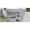 Image 2 : AS NEW SMART LIVING STEAM MOP AND PORTABLE STEAM CLEANER