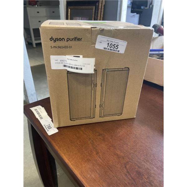 NEW DYSON 360 GLASS HEPA & CARBON FILTER, RETAIL $99