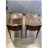 Image 1 : PAIR OF DIELCRAFT GLASS TOP SIDE TABLES