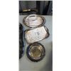 Image 3 : SILVERPLATE TRAY AND SERVING ITEMS AND ASSORTED COLLECTIBLE DOLLS