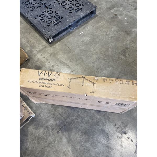 NEW VIVO BLACK MULTI MOTOR ELECTRIC CORNER DESK FRAME