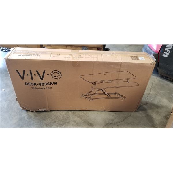 VIVO WHITE DESK RISER