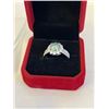 Image 3 : 2.00 CT GRA CERTIFIED ROUND BRILLIANT CUT MOISSANITE STONE VVS BLUE-GREEN COLOR WITH 12 BAGUETTE CUB