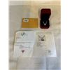Image 1 : 1.00 CT GRA CERTIFIED ROUND BRILLIANT CUT MOISSANITE STONE VVS D COLOR WITH IT SET IN A 6 CLAW BASKE