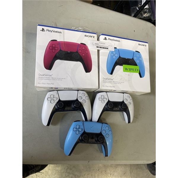 5 PS5 CONTROLLERS DEFECTIVE STORE RETURNS MOSTLY STICK DRIFT