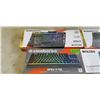 Image 2 : ASSORTED STORE RETURN STEELSERIES AND INCASE GAMING KEYBOARDS