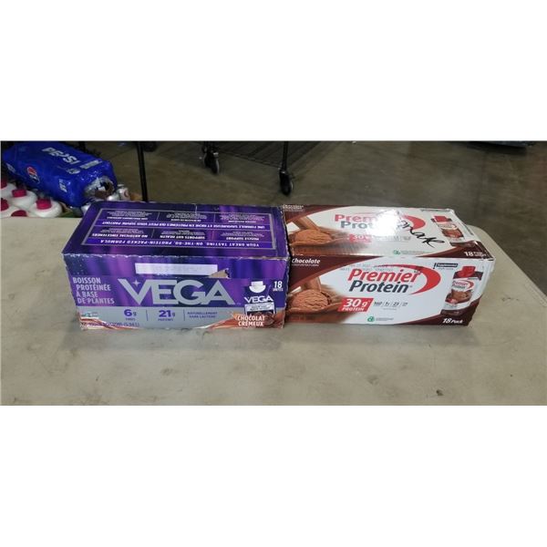 2 PARTIAL CASES OF PROTEIN DRINKS, 2027 EXP