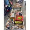 Image 1 : ASSORTED BOARD GAMES AND TABLE GAMES., MAGAZINE CADDY ETC