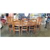Image 1 : FRENCH PROVINCIAL DINING TABLE WITH 8 CHAIRS