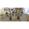 Image 1 : PAIR OF BLACK OUTDOOR LAMPS