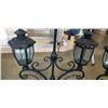 Image 2 : PAIR OF BLACK OUTDOOR LAMPS