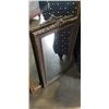 Image 2 : GOLD FRAMED HALLWAY MIRROR, AND ANTIQUE FRAMED MIRROR