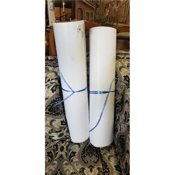 2 BUNDLES OF WHITE CRAFT CONSTRUCTION PAPER