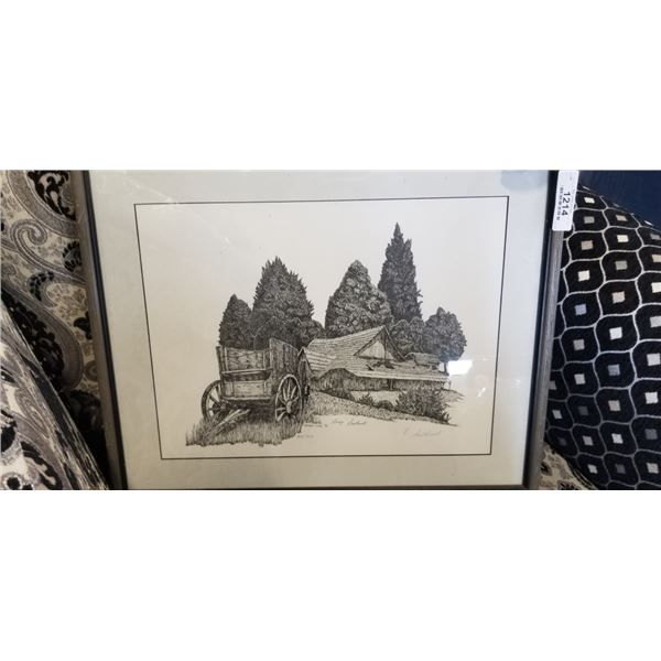 LARRY SOUTHWELL LMITIED EDITION SIGNED AND NUMBERED PRINT KANAKA CREEK ROAD