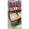 Image 2 : 6 FABRIC SEAT RESTURANT STYLE DINING CHAIRS