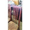 Image 3 : 6 FABRIC SEAT RESTURANT STYLE DINING CHAIRS