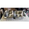 Image 1 : STAINLESS DOUBLE SINK