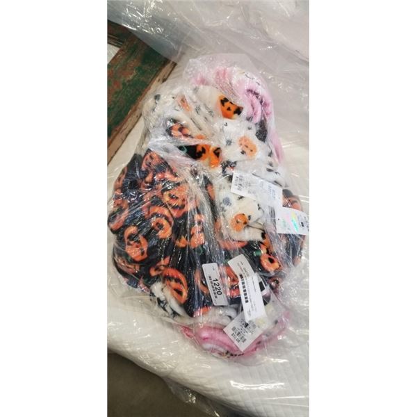 SIX PAIRS OF NEW KIDS FLEECE PAJAMA PANTS SIZE 7/8