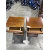 Image 4 : PAIR OF LEXINGTON SOLID WOOD NIGHT STANDS