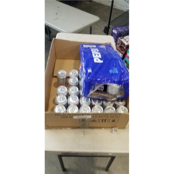 2 FLATS OF PEPSI AND DIEWT COKE, PARTIAL 32 PACKS