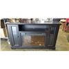 Image 1 : ELECTRIC FIREPLACE MEDIA CABINET