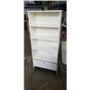 Image 1 : WHITE IKEA BOOKSHELF WITH DRAWER