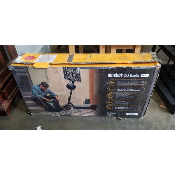 SEGWAY NINEBOT G30 MAX ELECTRIC KICK SCOOTER - TESTED WORKING, RETAIL $1199