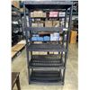 Image 1 : BLACK PLASTIC 5 TIER BOOKSHELF