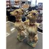 Image 2 : PAIR OF GREYSON GREYHOUND WATER PITCHERS AND 2 DECORATIVE CANDLE STANDS