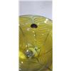 Image 3 : HEAVY ART GLASS BOWL , HAND PAINTED VSES, SOME DAMAGE AND GLASS BOWL