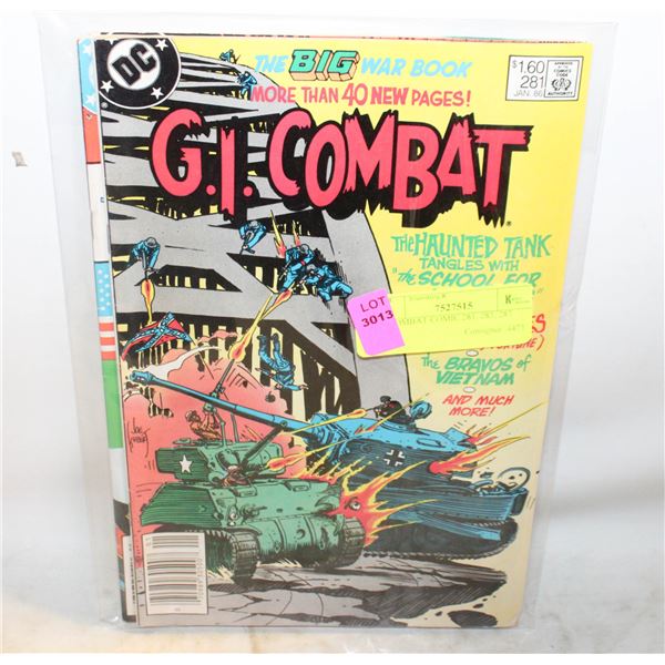 GI COMBAT COMIC 281, 283, 287