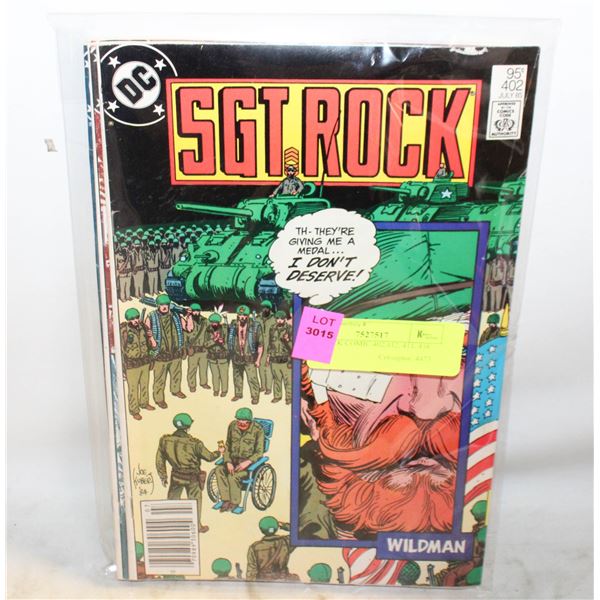 SGT ROCK COMIC 402,412, 411, 416
