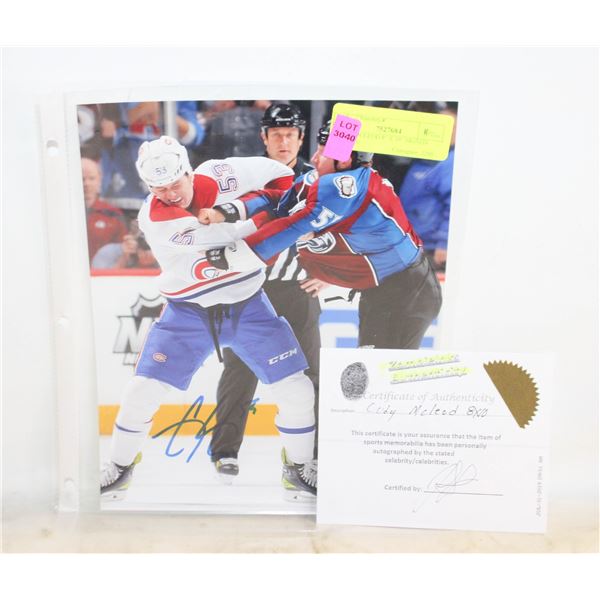 CODY MCLEOD 8" X 10" SIGNED PICTURE