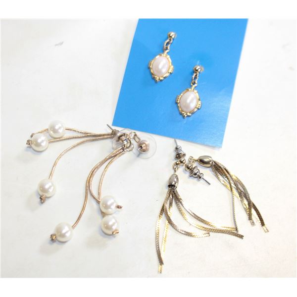 LOT OF 3 VINTAGE EARRING SETS