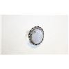 Image 1 : MOONSTONE STAMPED 925 RING SZ 10