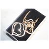 Image 1 : HEART PENDENT, EARRINGS AND CHAIN