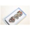 Image 1 : NEW SKULL BIKERS RING AND NECKLACE SET SZ 10 & 1
