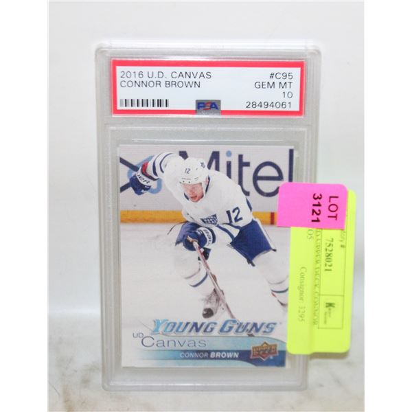 PSA GRADED UPPER DECK CONNOR BROWN #CO5